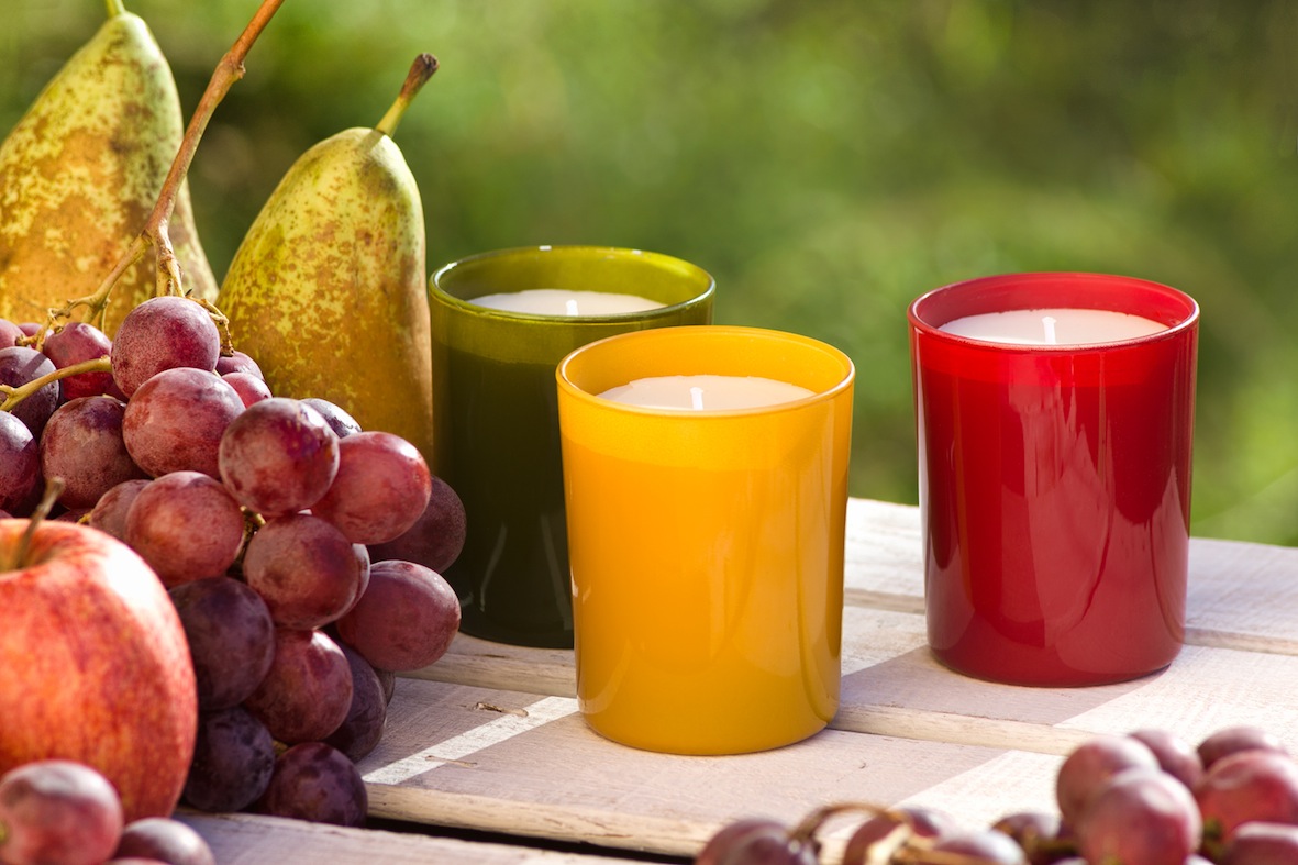 New Scented Candles with Fruit Aromas Scented candles and