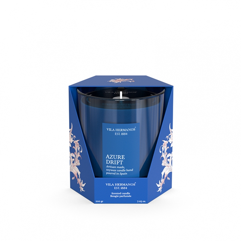 Azure Drift Candle