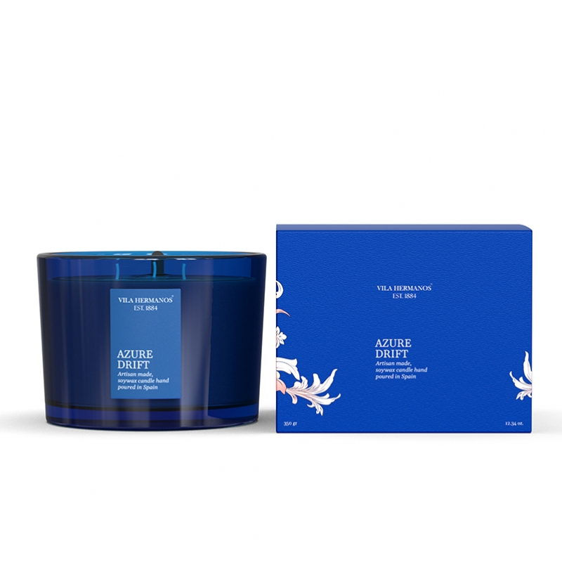 Azure Drift Candle