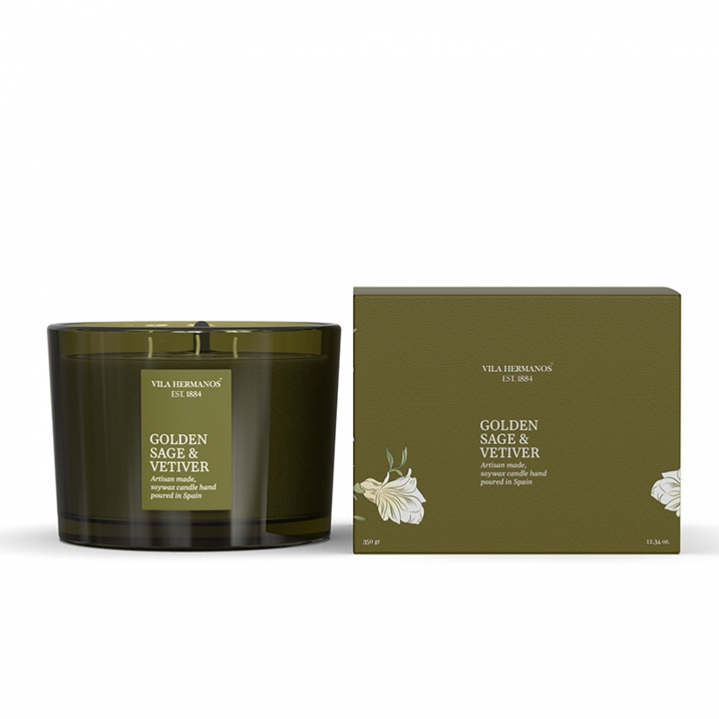 Golden Sage & Vetiver  Candle