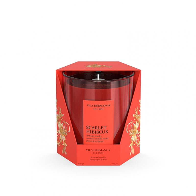 Scarlet Hibiscus Candle