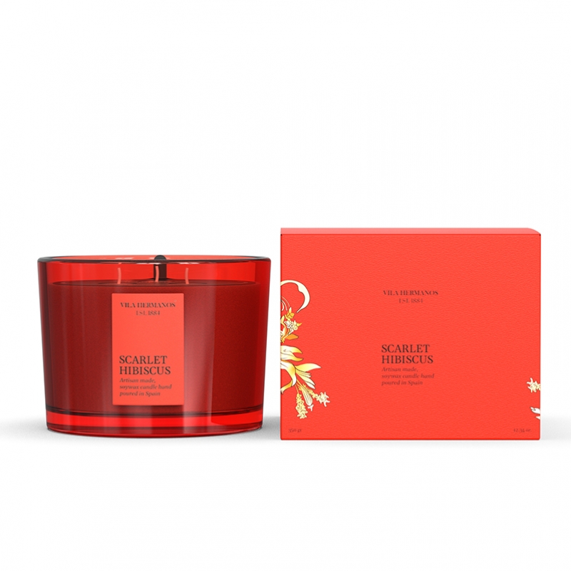 Scarlet Hibiscus Candle